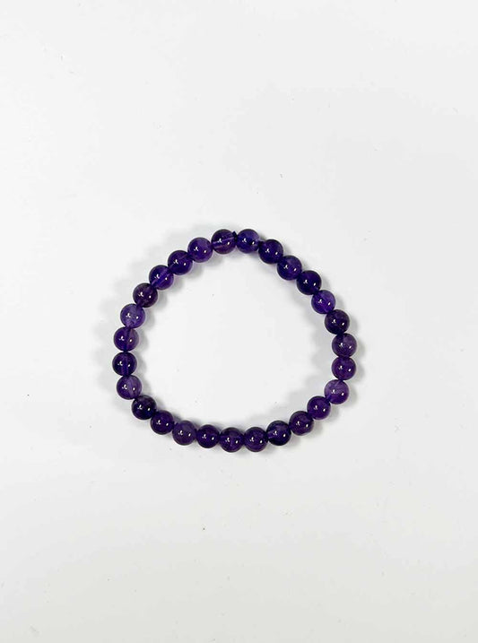 Amethyst Bracelet 6mm