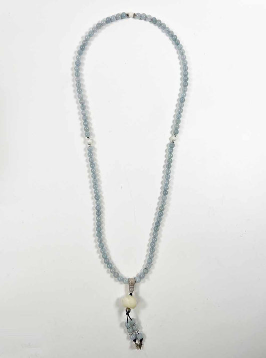 Aquamarine Mala 108 Beads (6mm)