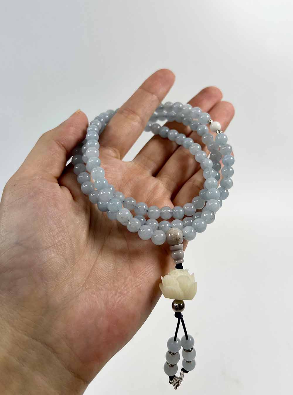 Aquamarine Mala 108 Beads (6mm)