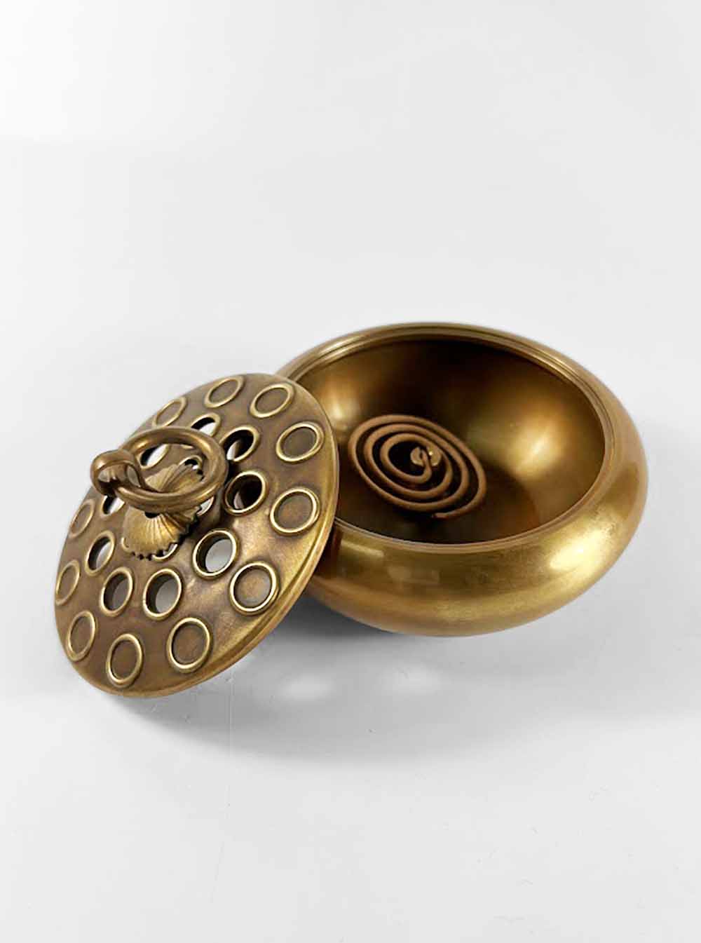Brass Lotus Pod Incense Burner