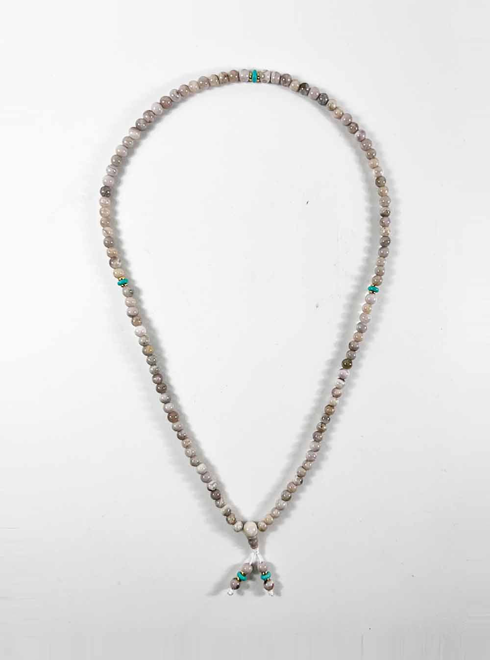 Grey Agate Mala 108 Beads (6mm)