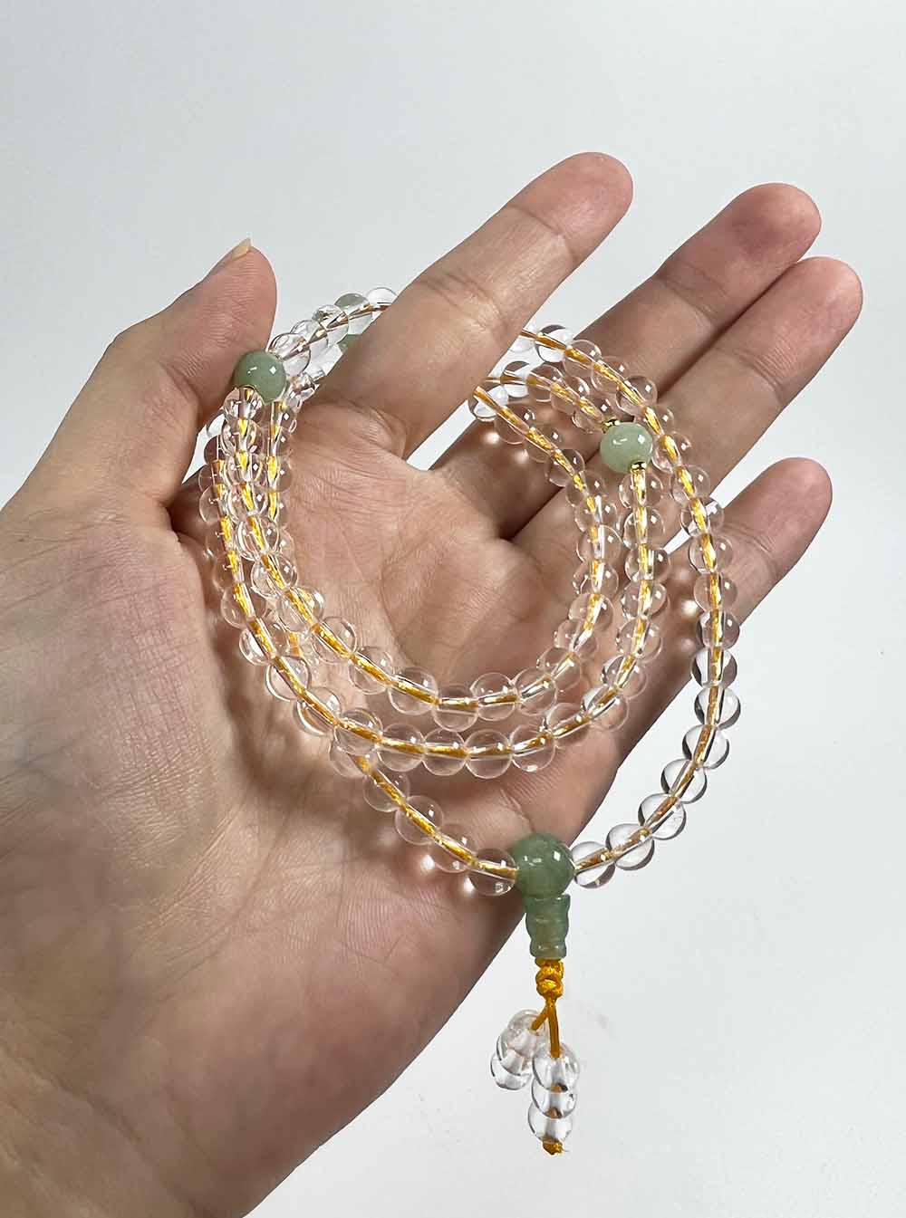 Clear Quartz Mala 108 Beads (6mm)