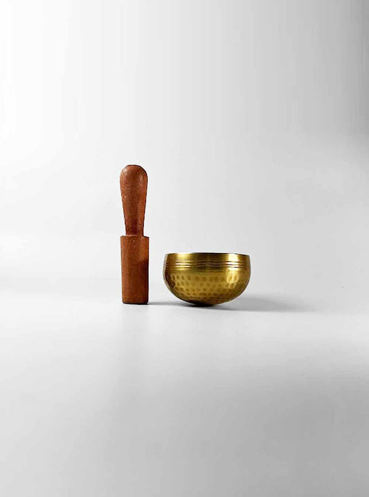 Five Metal Hand-beaten Singing Bowl 8cm