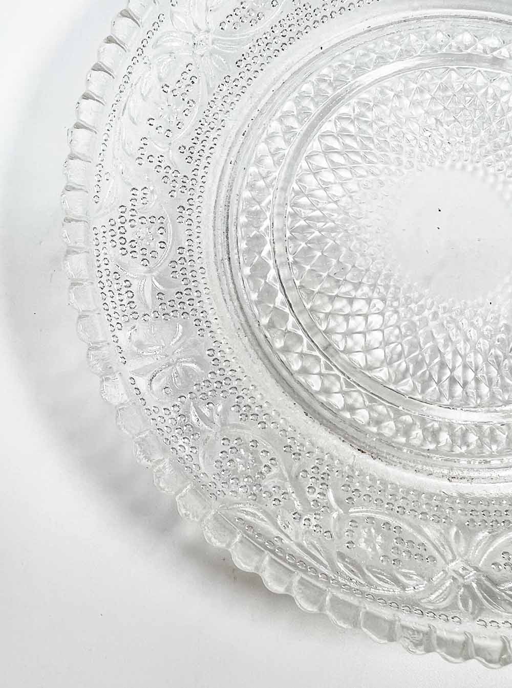 Glass Pattern Offering Plate 15cm