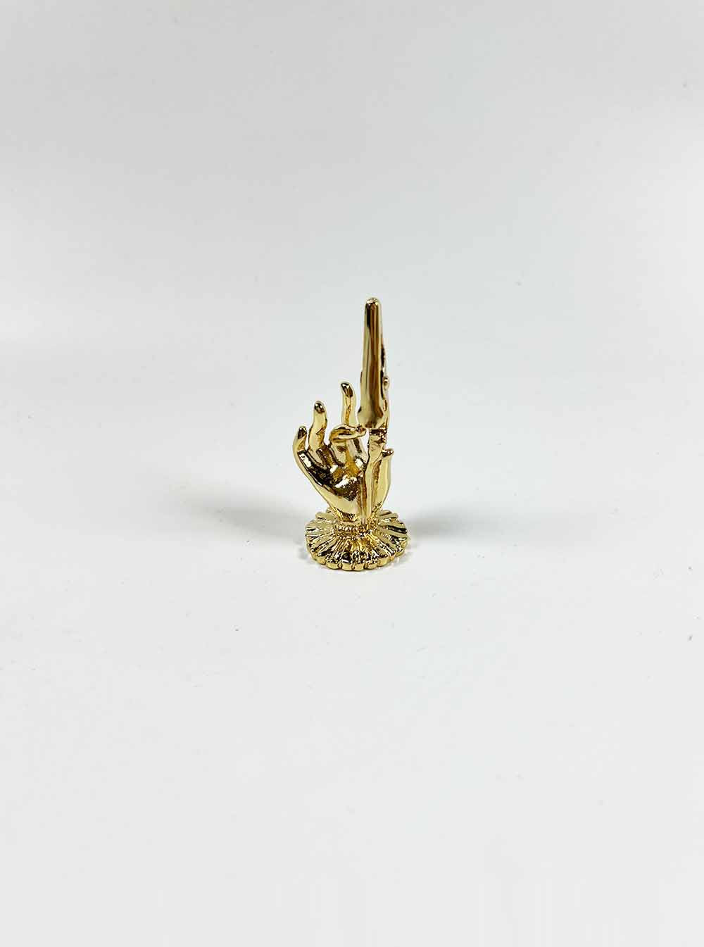 Gold-plated Buddha Hand Incense Holder – Ren Ting Online