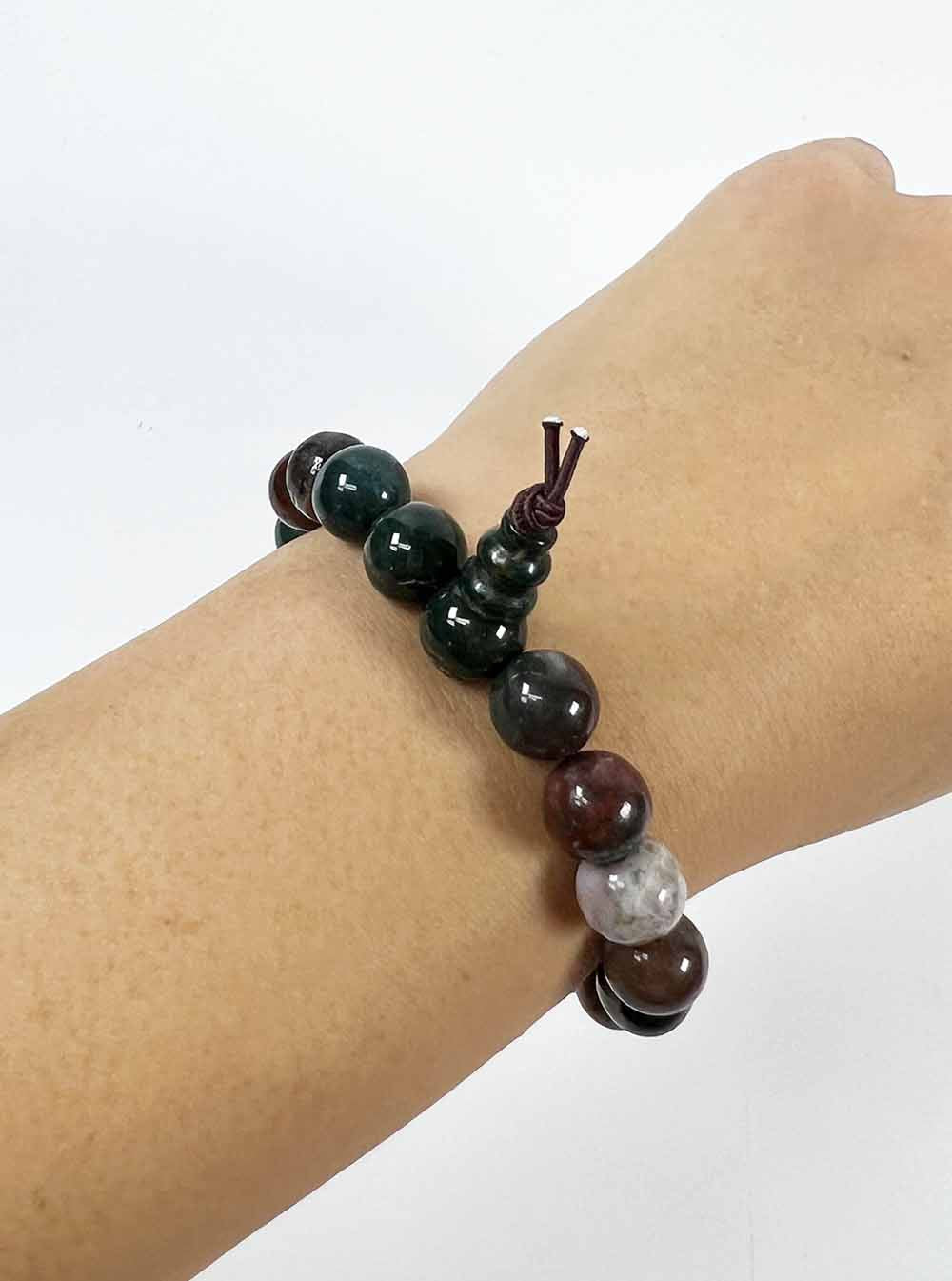 Multi-coloured Jasper Bracelet 10mm