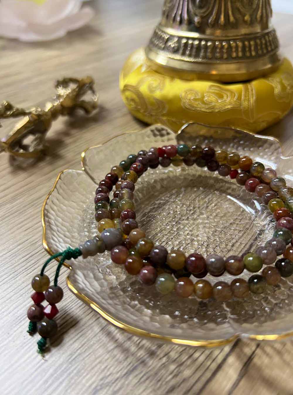 Multi-coloured Jasper Mala 108 Beads (6mm)