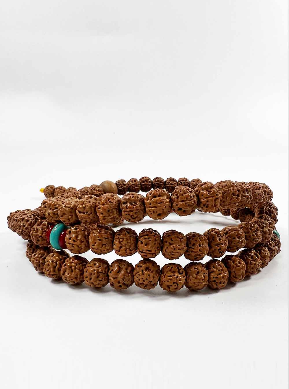 Five Mukhi Rudraksha Mala 108 Beads (6mm)
