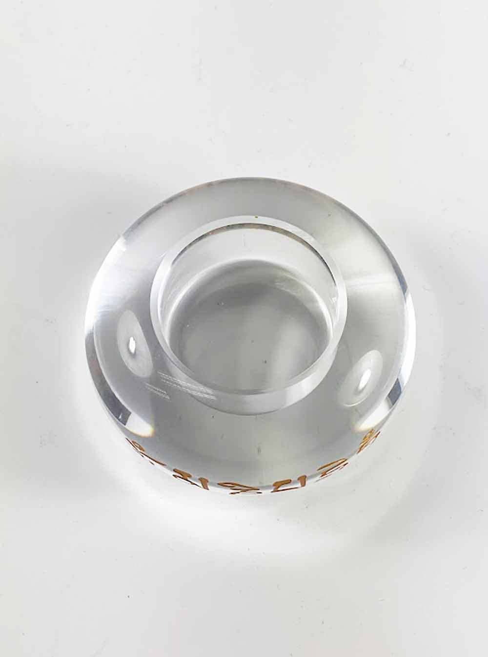 Six Syllables Mantra Crystal Drum-shaped Candle Holder