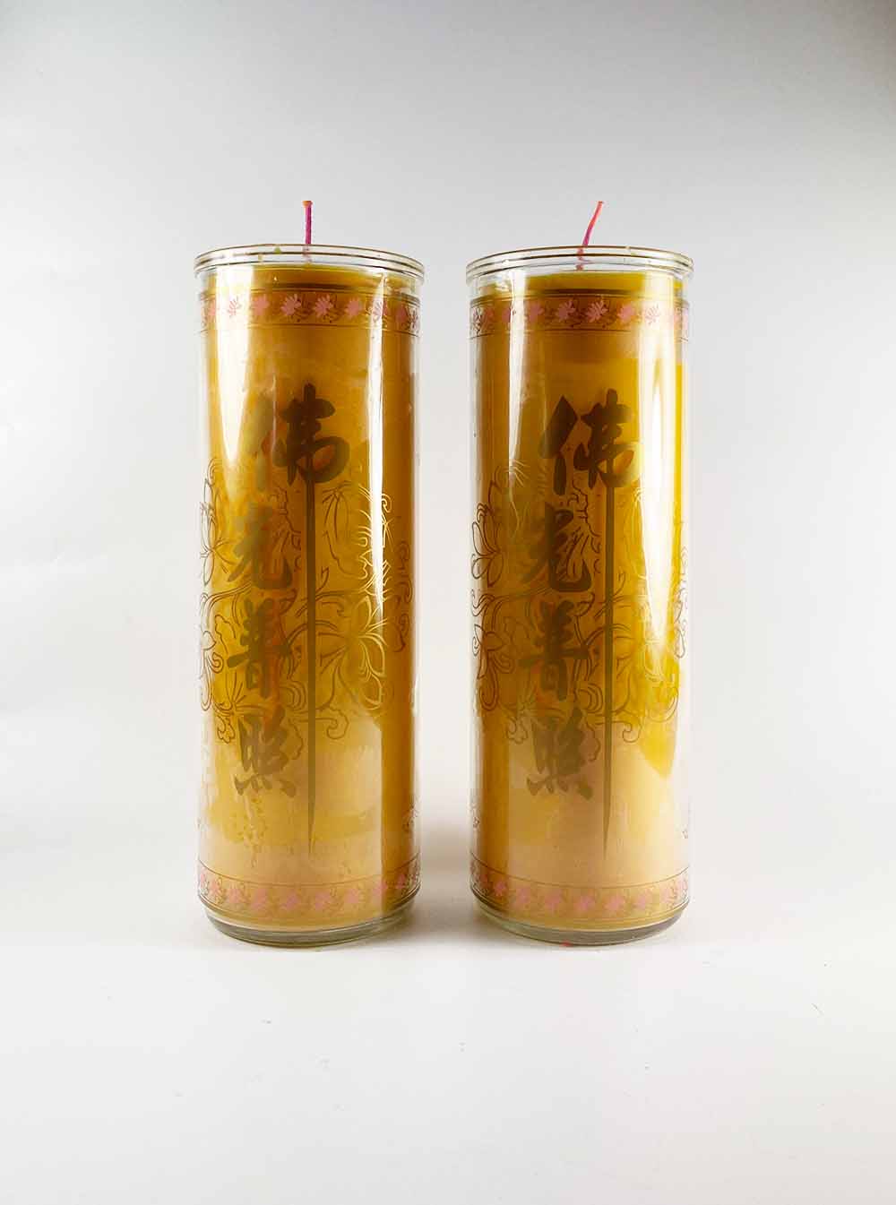 Tube Butter Candle Lamp in Orange (7 Days)