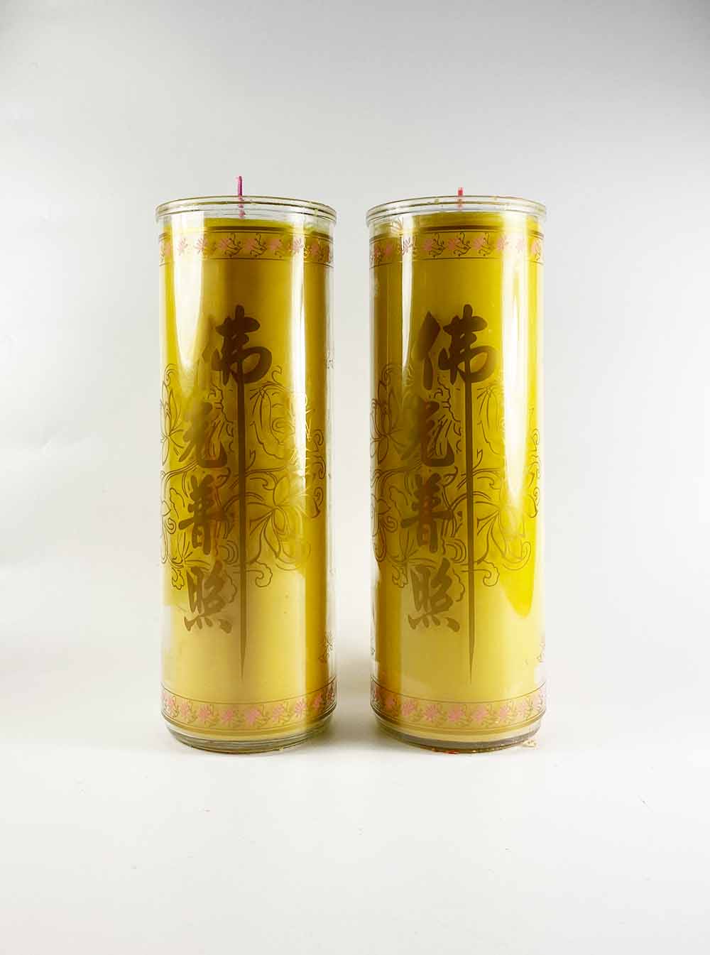 Tube Butter Candle Lamp in Yellow (7 Days)