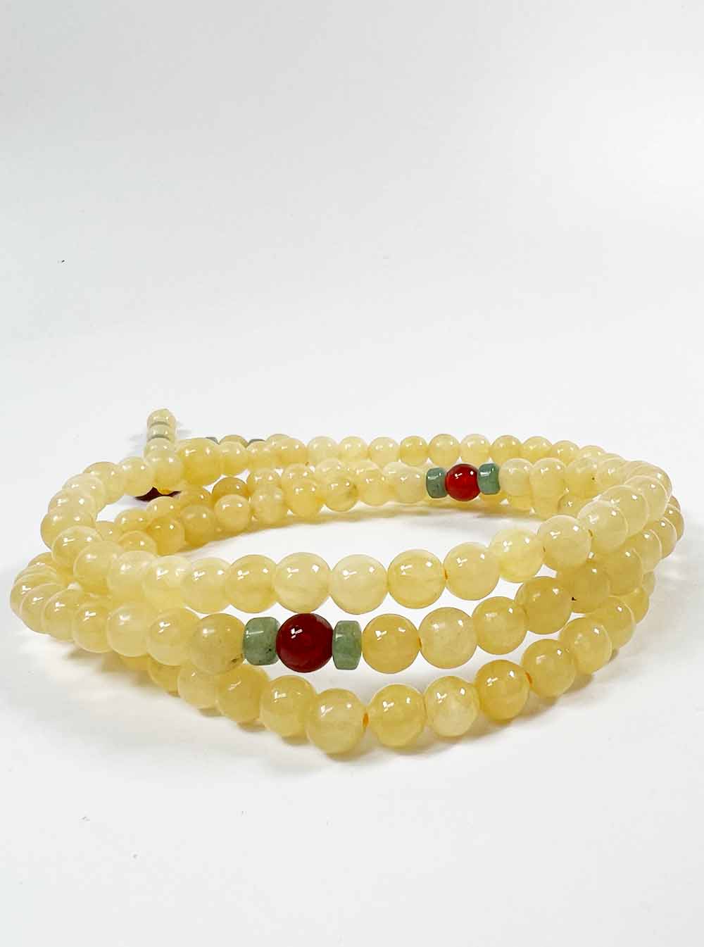 Yellow Jade Mala 108 Beads (6mm)
