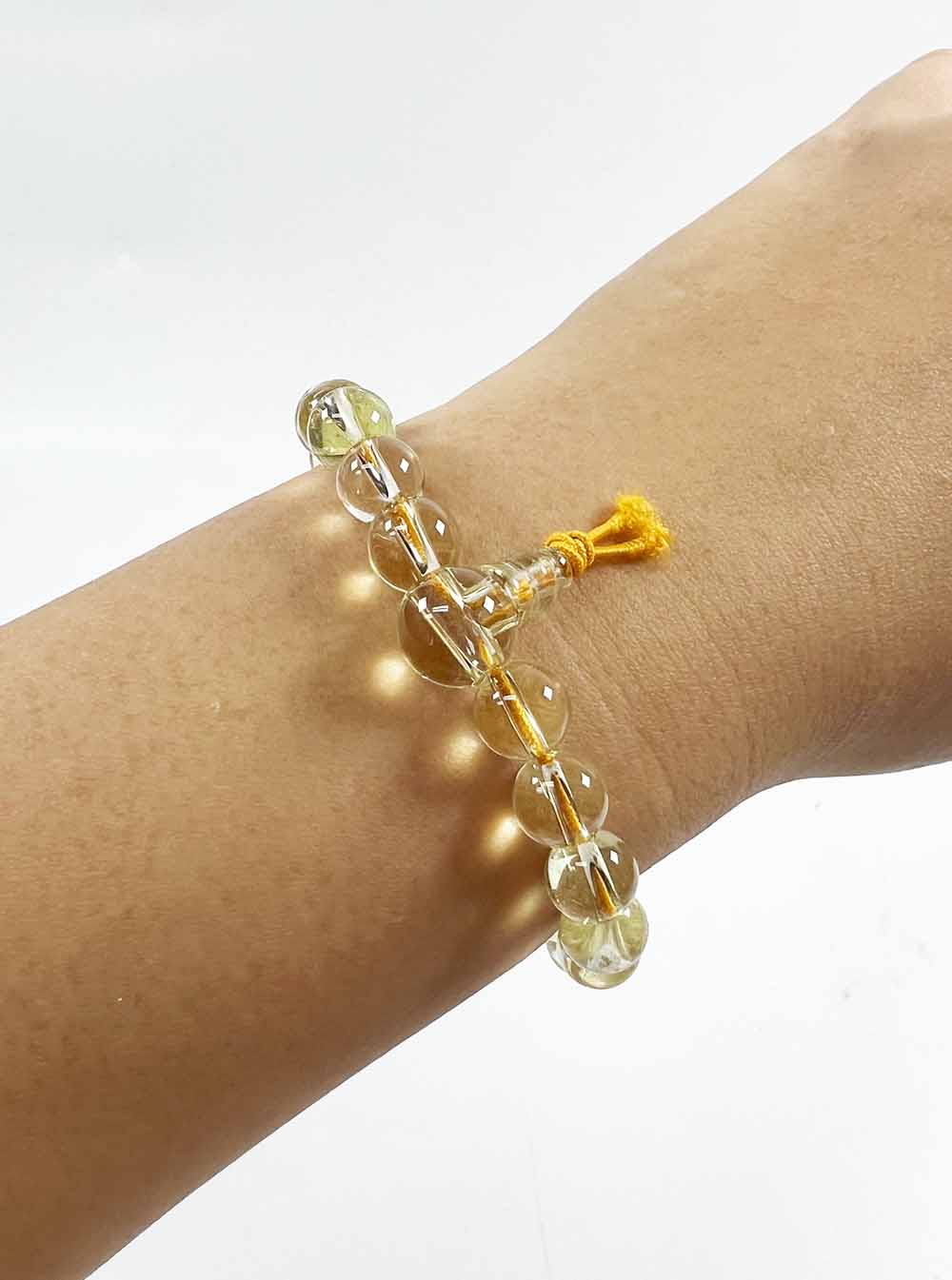 Yellow Quartz Bracelet 8mm