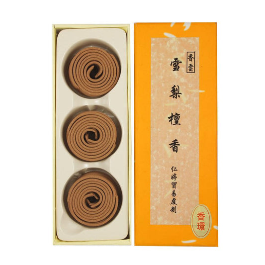 Ren Ting Australian Sandalwood Incense Coils (1hr)
