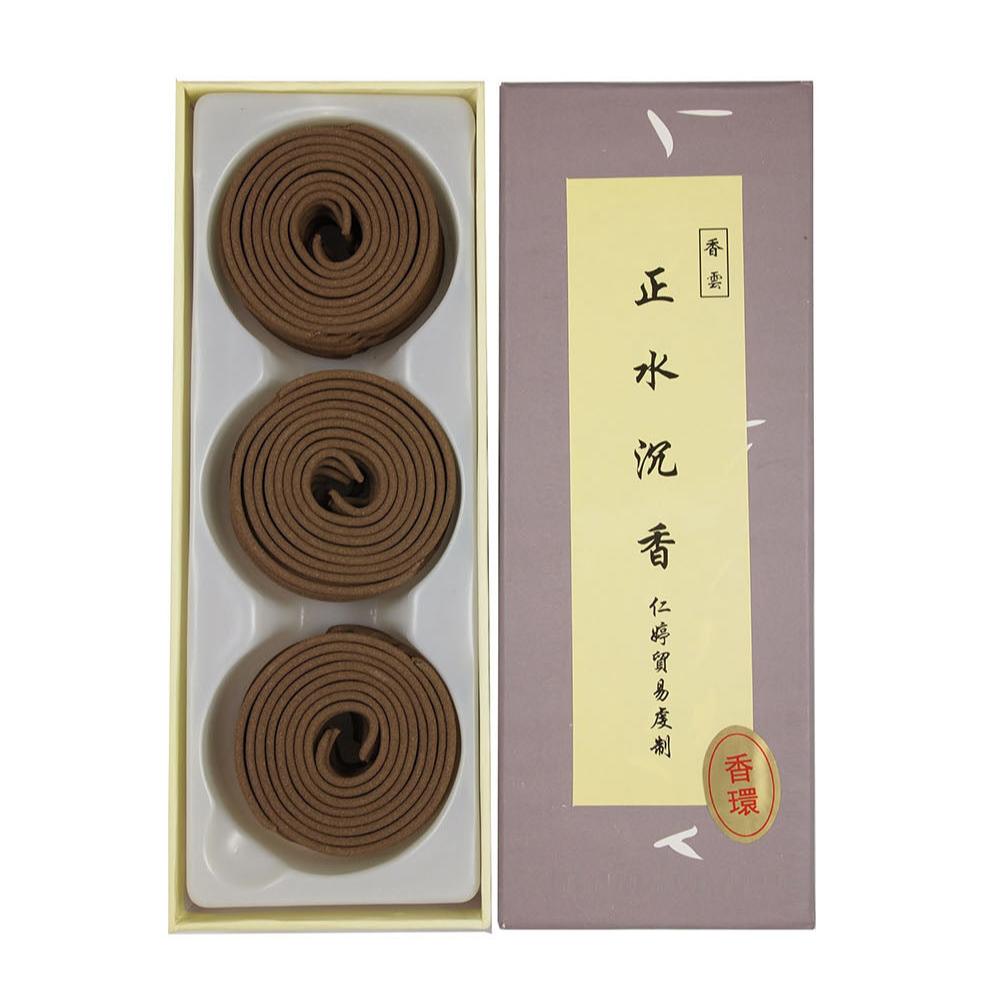 Ren Ting Original Light Agarwood Incense Coils (2hrs)