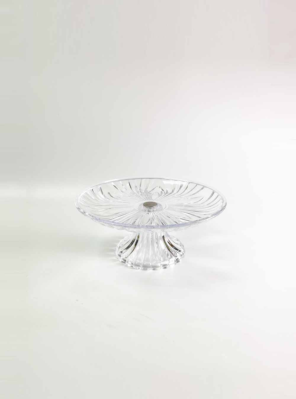 Acrylic Offering Plate with Stand (19.5cm)