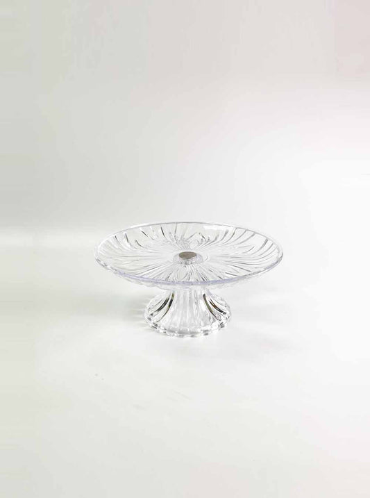 Acrylic Offering Plate with Stand (19.5cm)