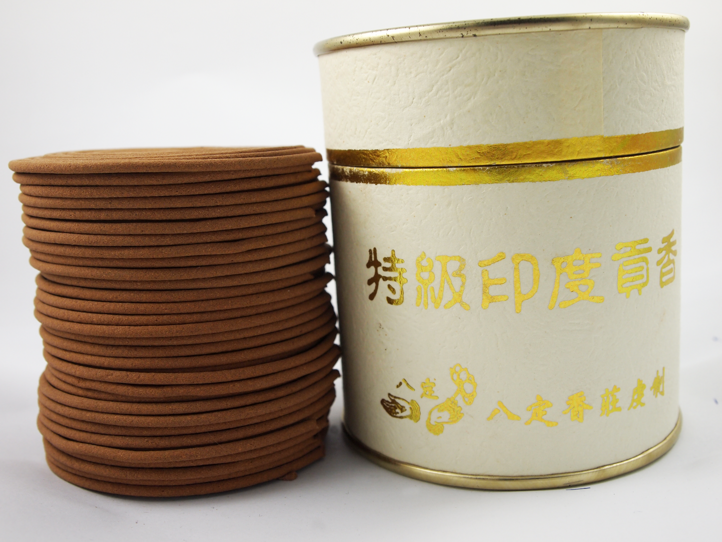 Ba Ding Premium India Sandalwood Incense Coils (4hrs)