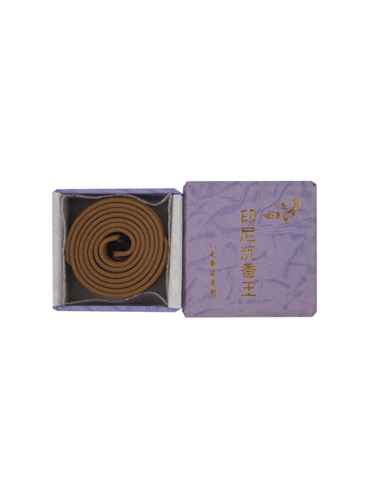 Ba Ding Top Grade Indonesia Agarwood Incense Coils (2hrs)