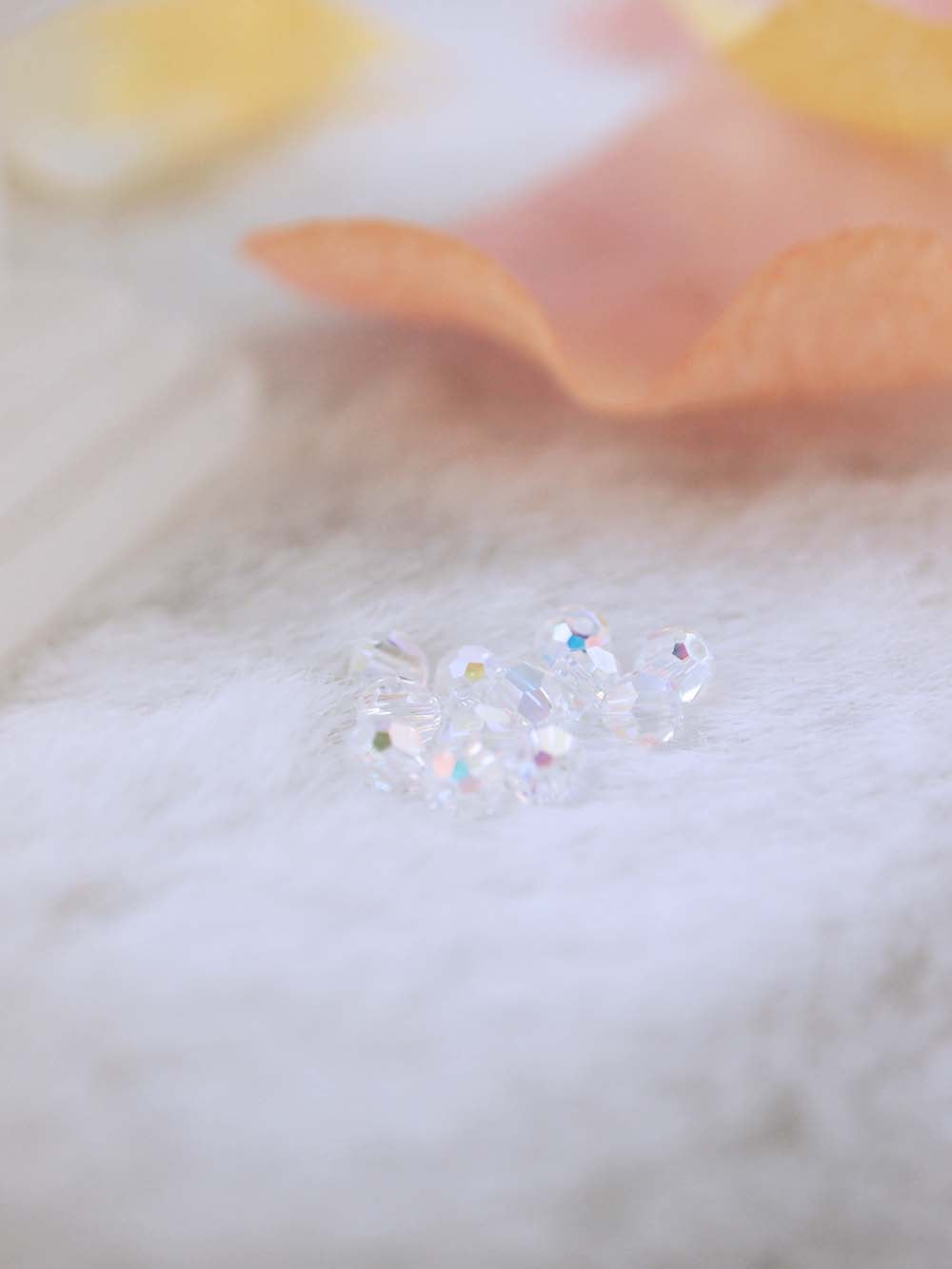 Swarovski Beads 5000 - 4MM - 12pc - Crystal-AB-2X