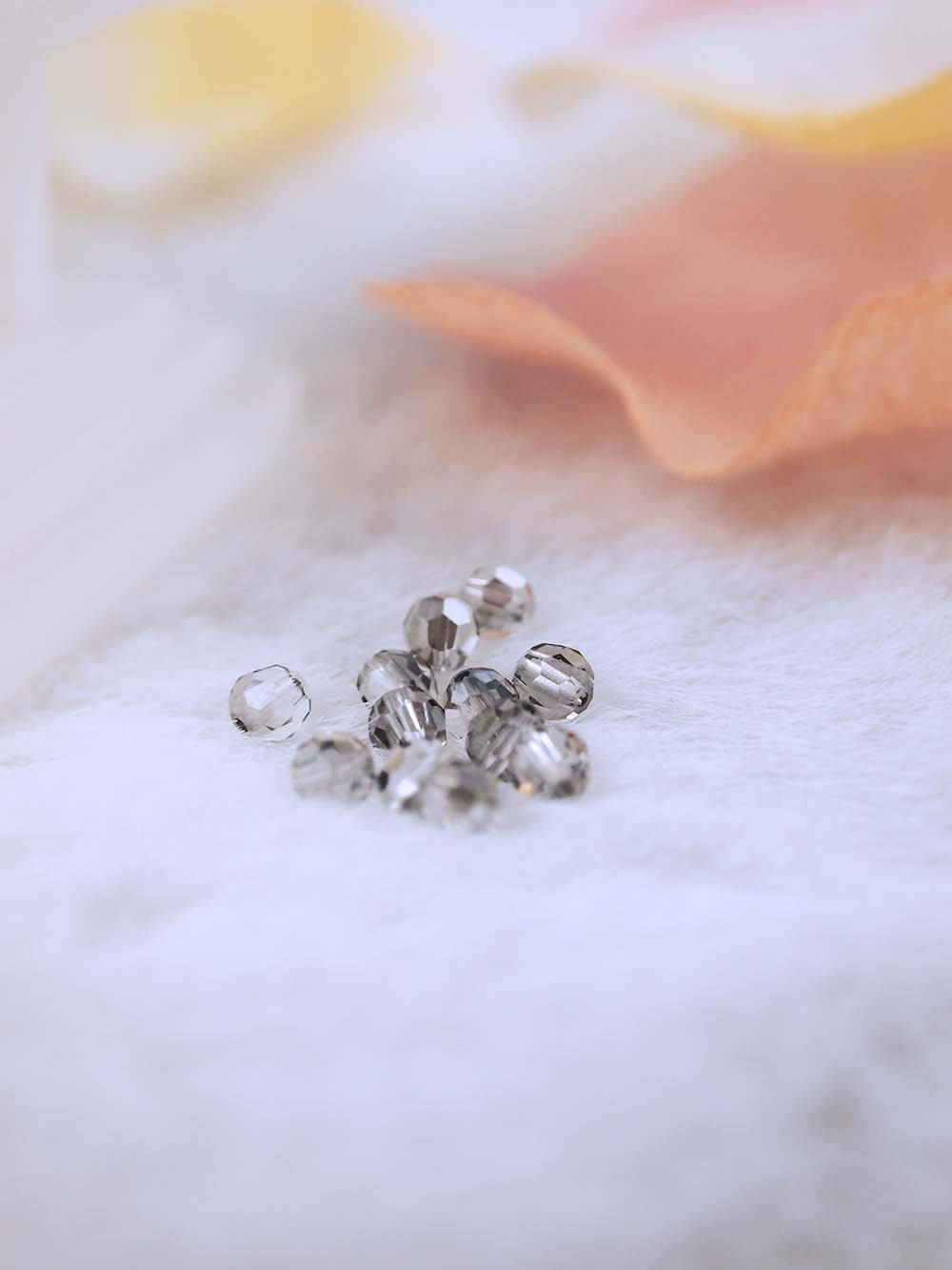 Swarovski Beads 5000 - 4MM - 12pc - Crystal-Satin