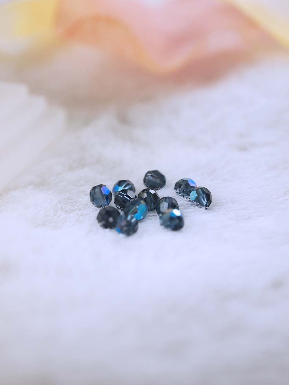 Swarovski Beads 5000 - 4MM - 12pc - Montana-AB