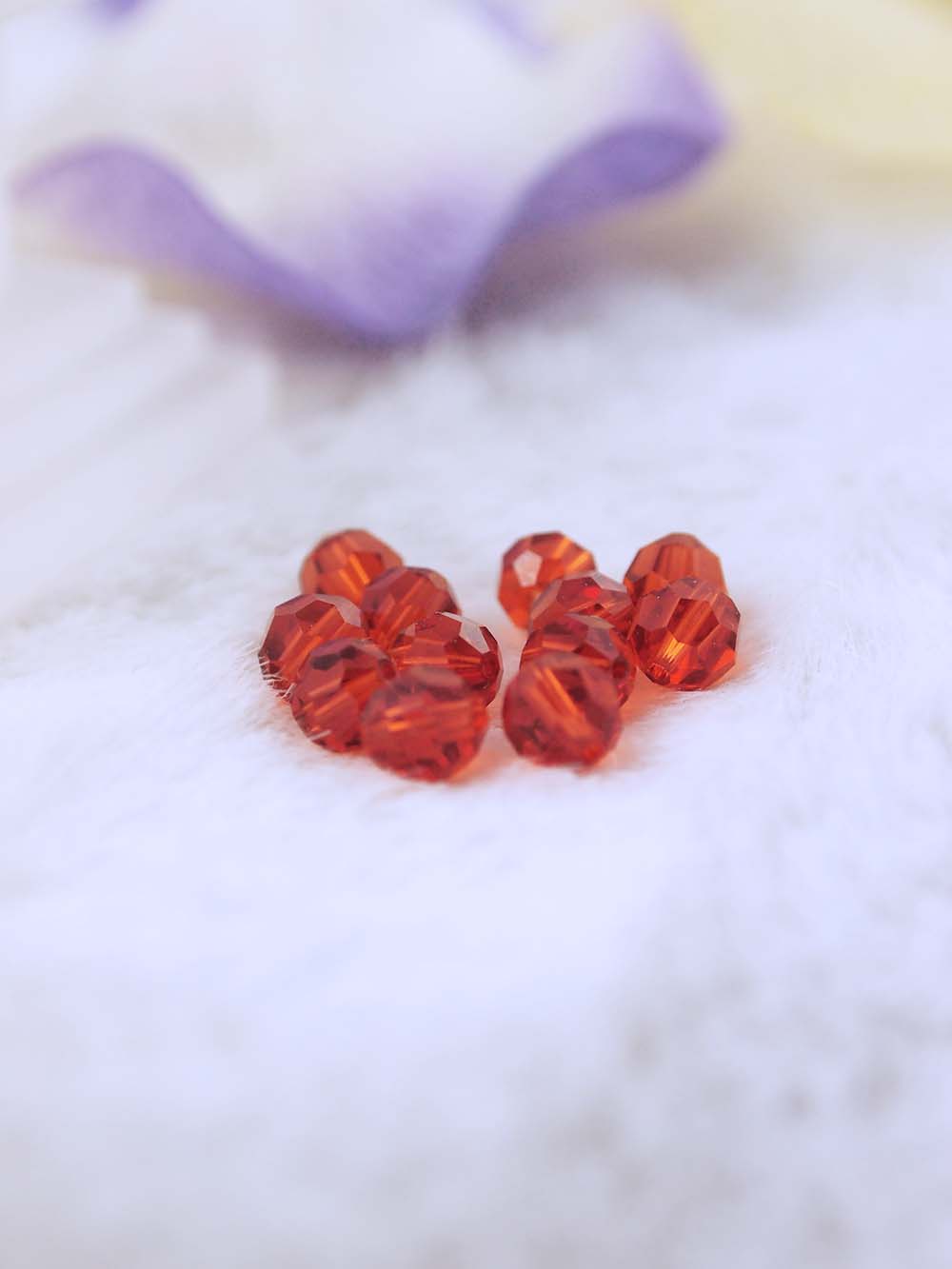 Swarovski Beads 5000 - 6mm - 12pc - Indian-Red