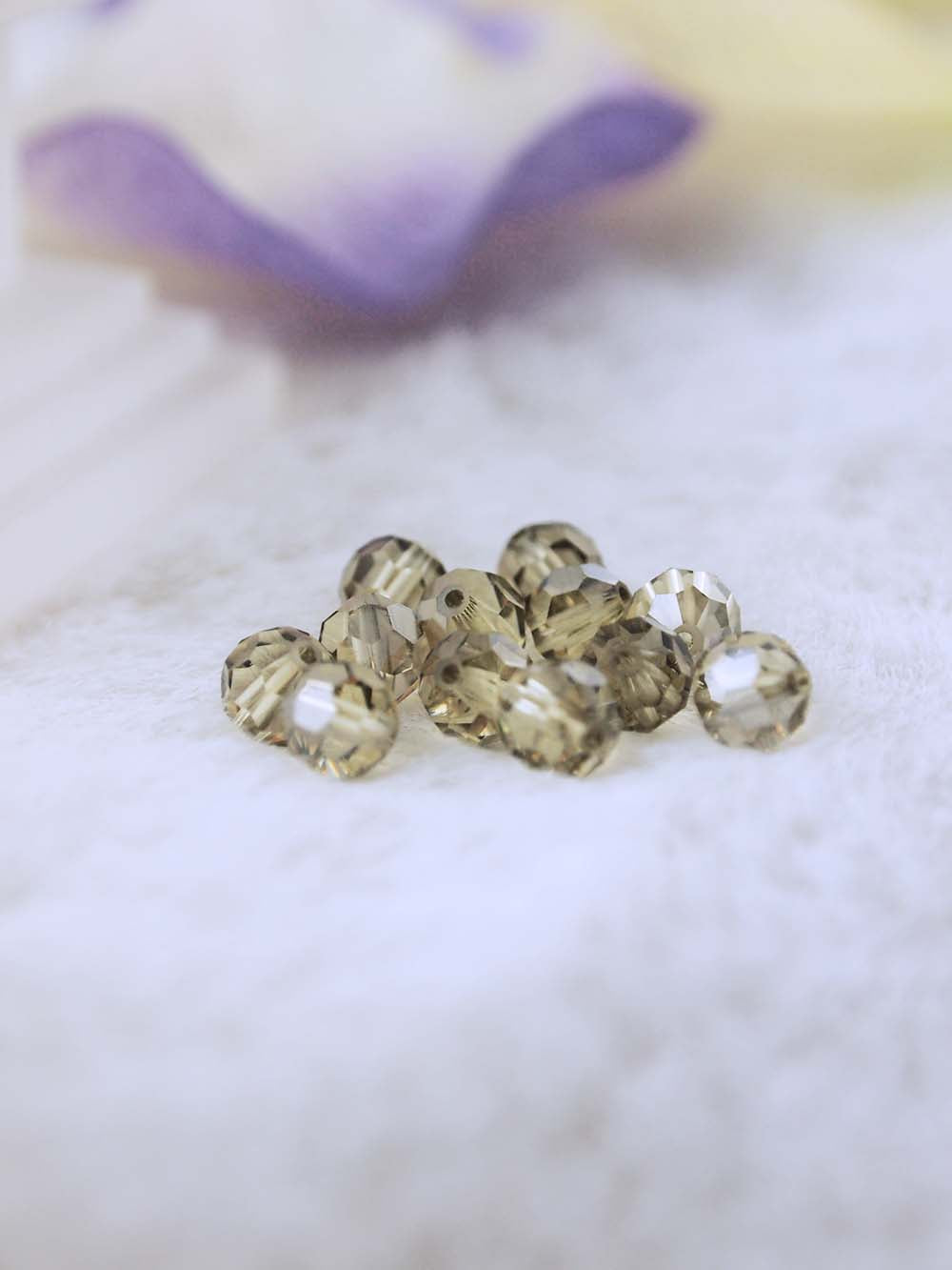 Swarovski Beads 5000 - 6mm - 12pc - Jonquil-Satin