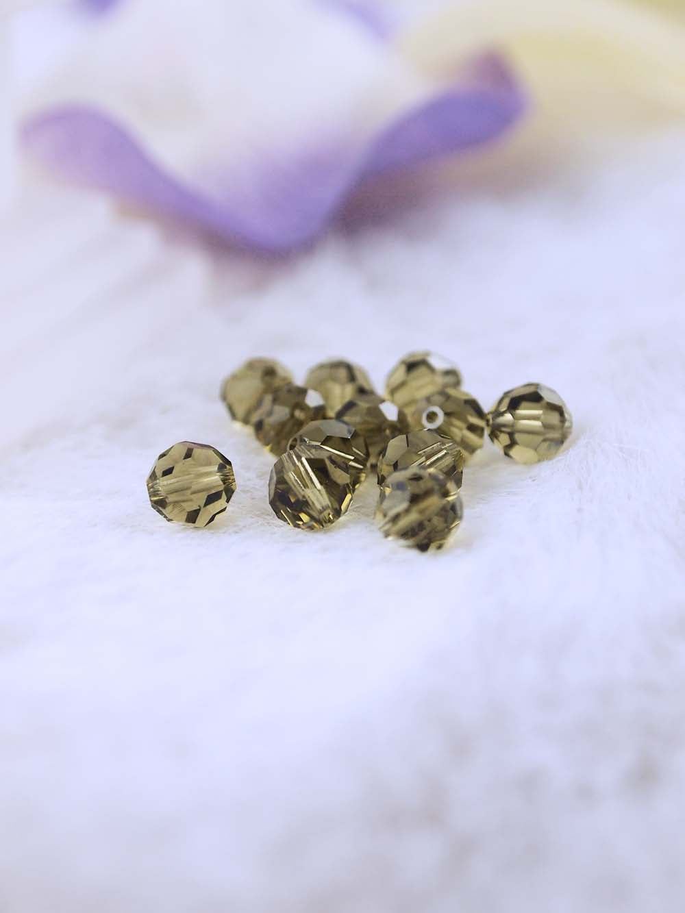 Swarovski Beads 5000 - 6mm - 12pc - Khaki