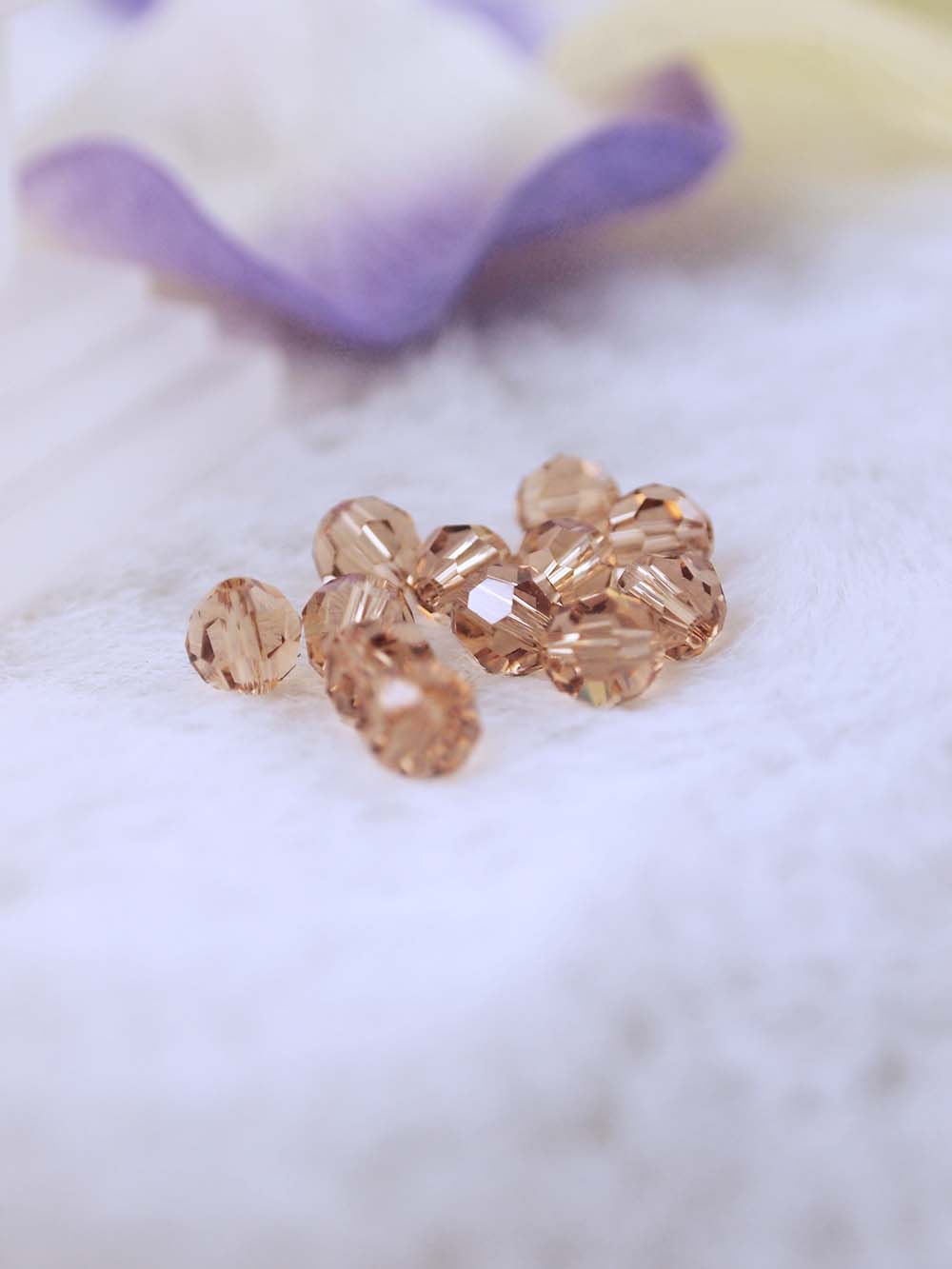 Swarovski Beads 5000 - 6mm - 12pc - Light-Colorado-Topaz