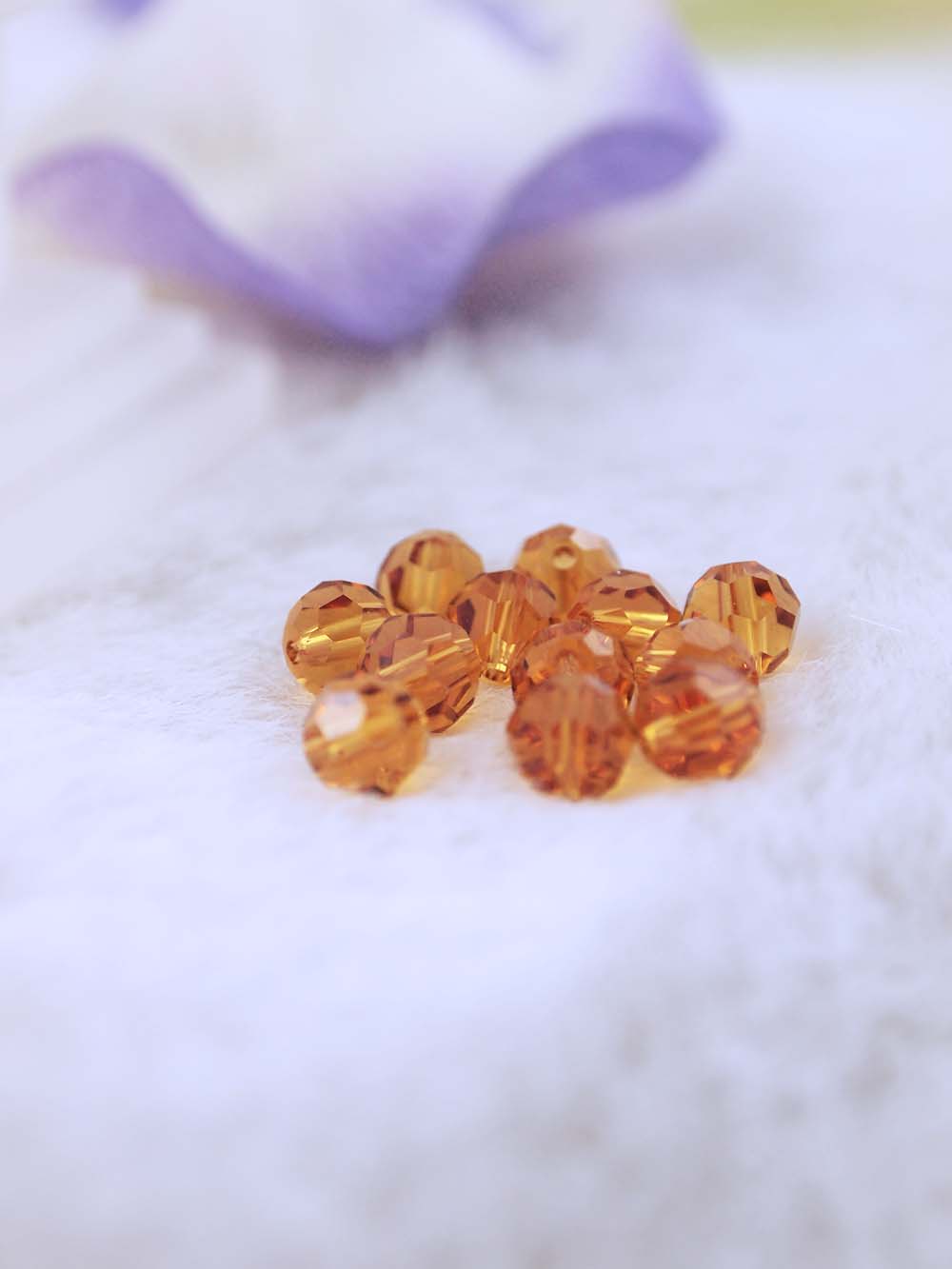 Swarovski Beads 5000 - 6mm - 12pc - Topaz