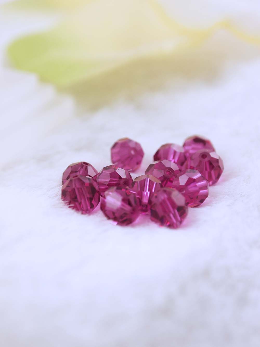 Swarovski Beads 5000 - 7mm - 12pc - Fuchsia