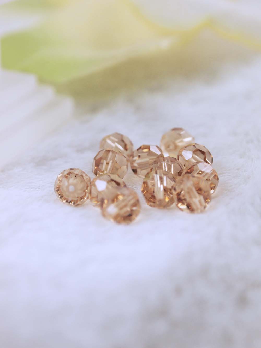 Swarovski Beads 5000 - 7mm - 12pc - Light-Colorado-Topaz