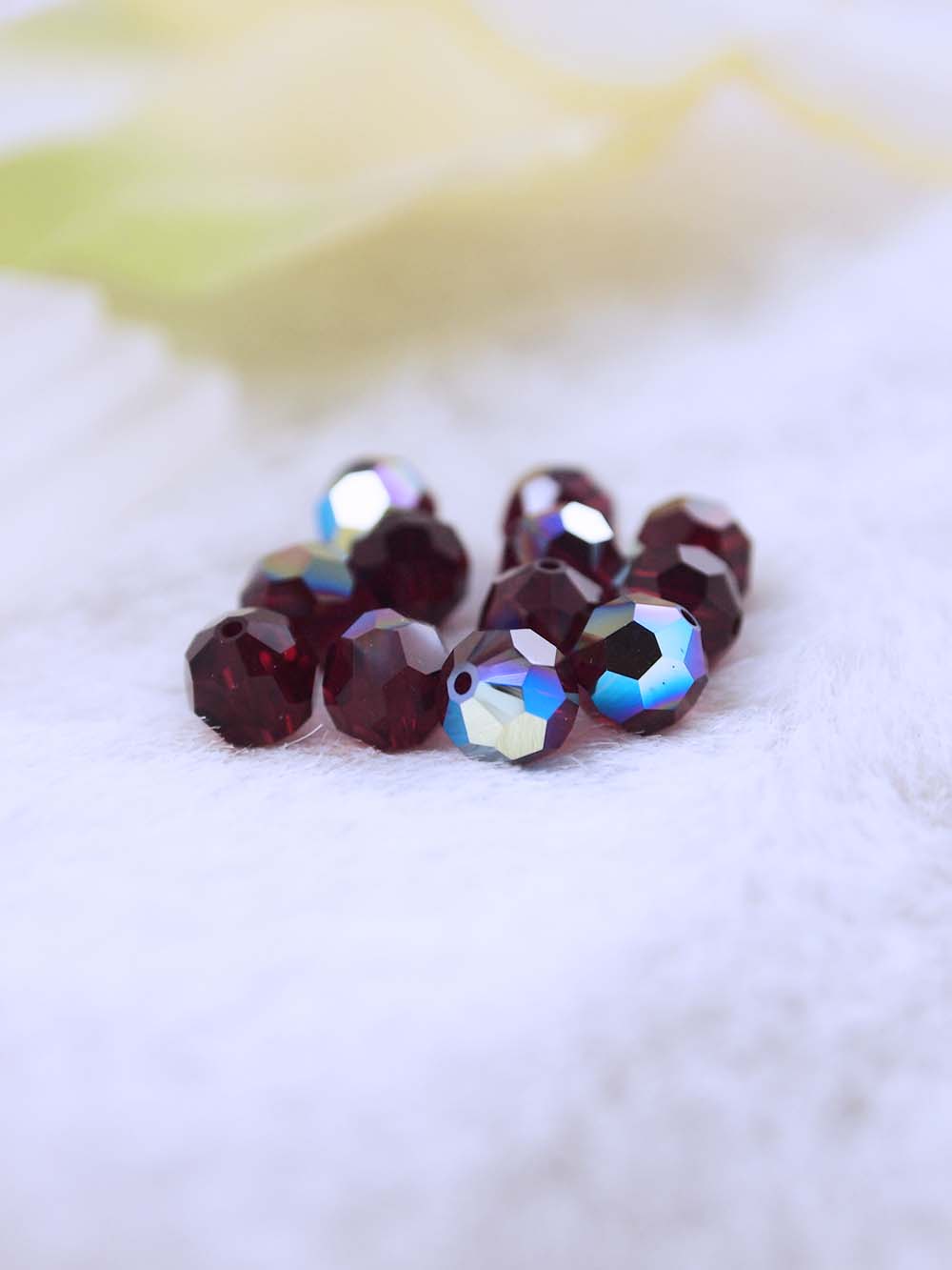 Swarovski Beads 5000 - 7mm - 12pc - Siam-AB