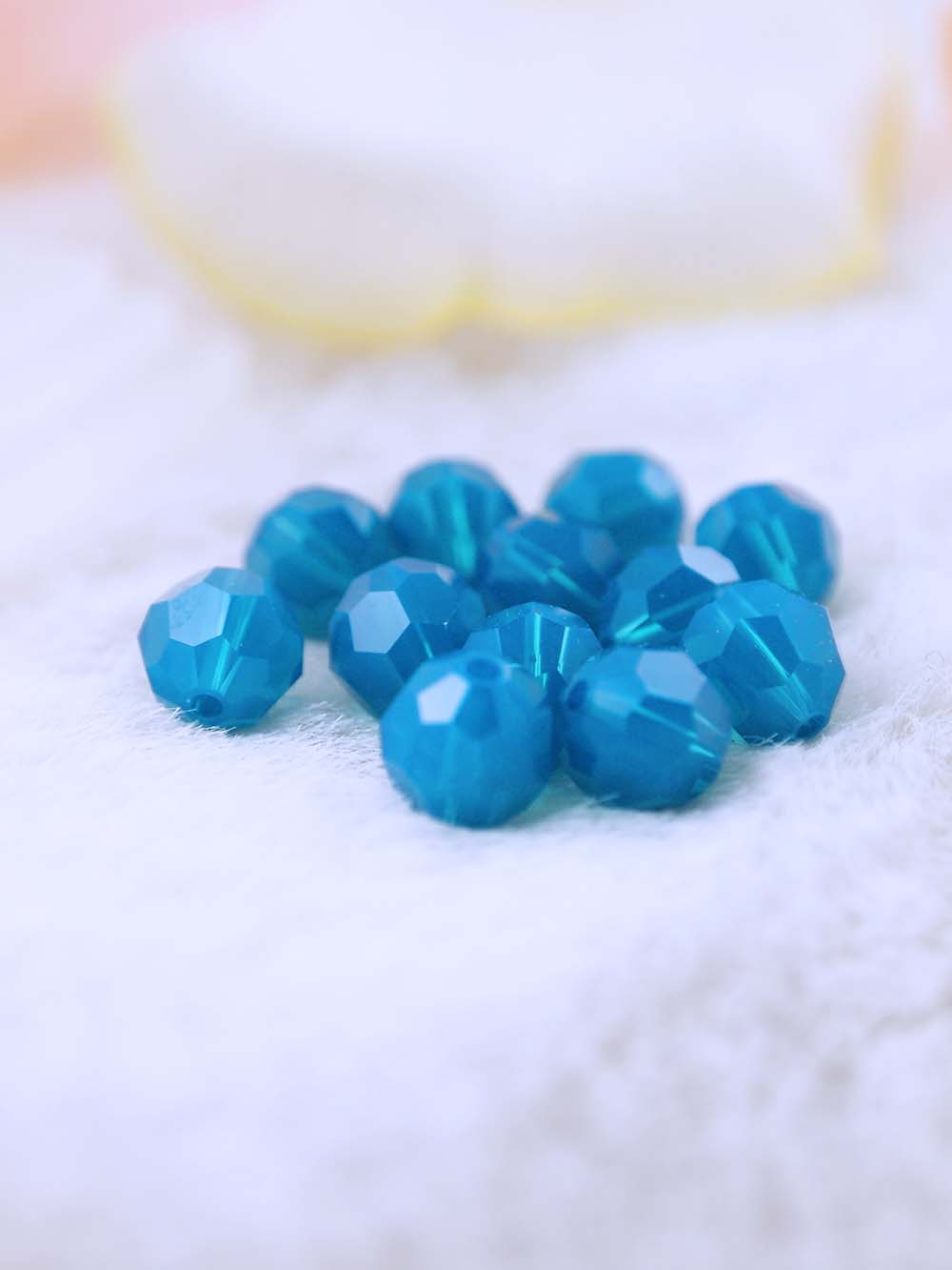 Swarovski Beads 5000 - 8mm - 12pc - Caribbean-Blue-Opal