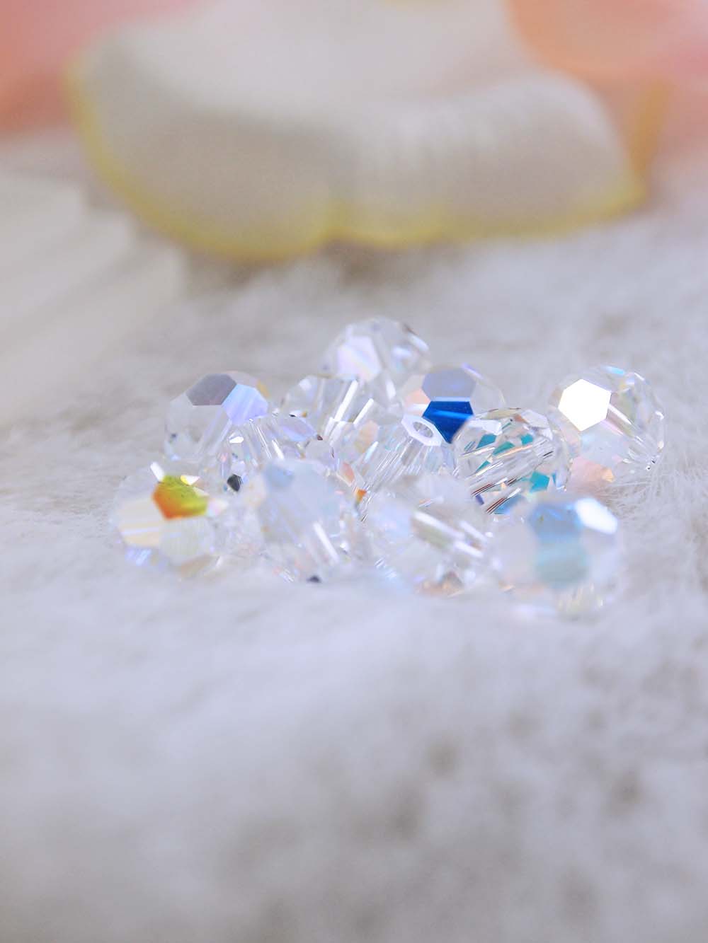 Swarovski Beads 5000 - 8mm - 12pc - Crystal-AB