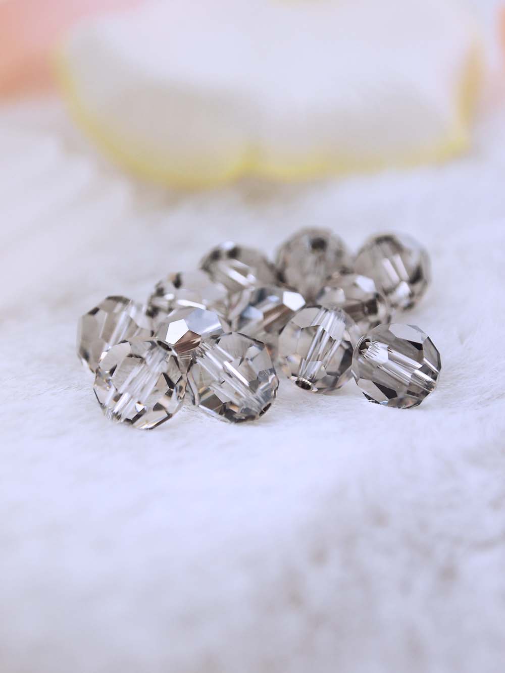 Swarovski Beads 5000 - 8mm - 12pc - Crystal-Satin