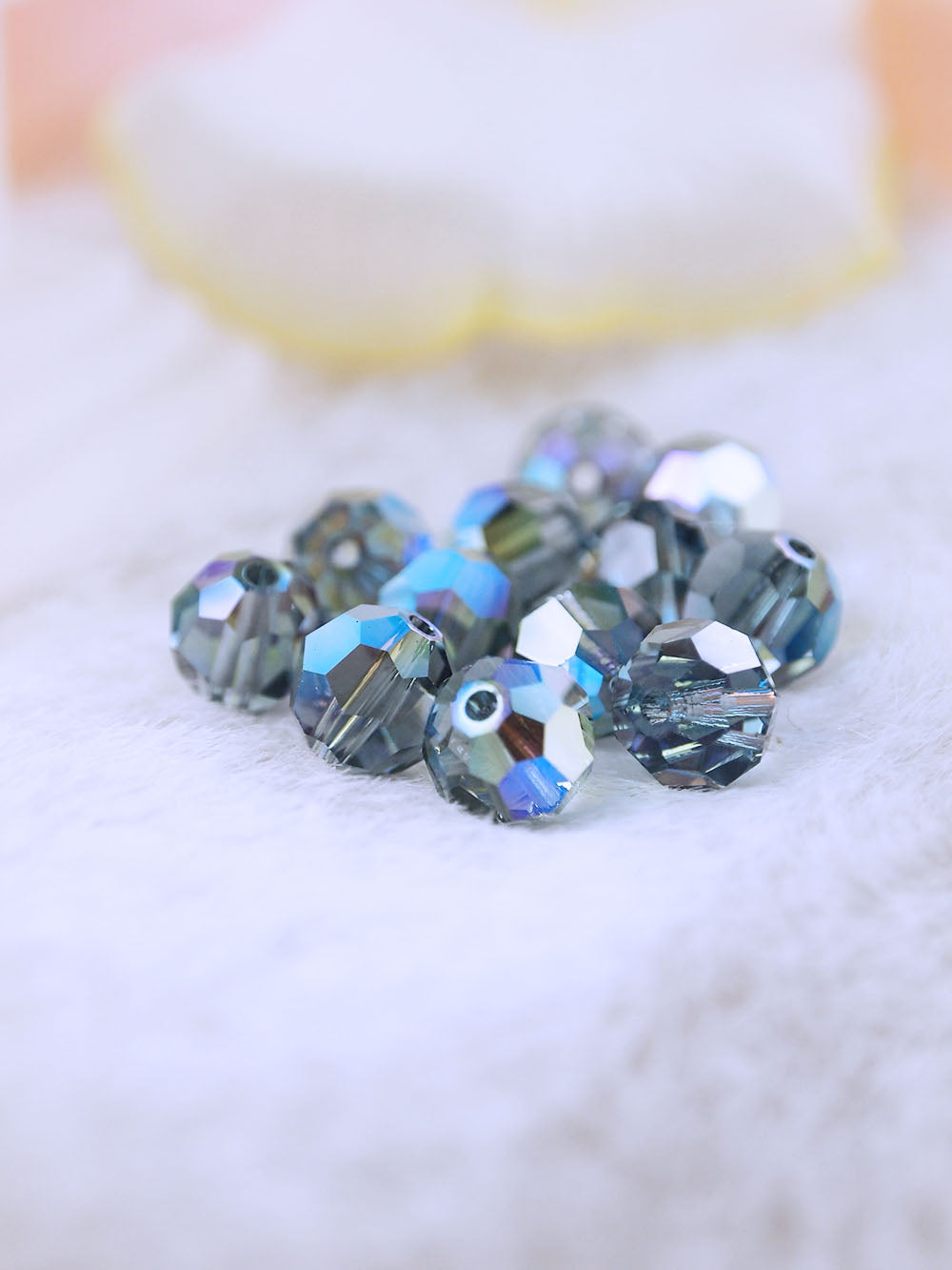Swarovski Beads 5000 - 8mm - 12pc - Indian-Sapphire-AB