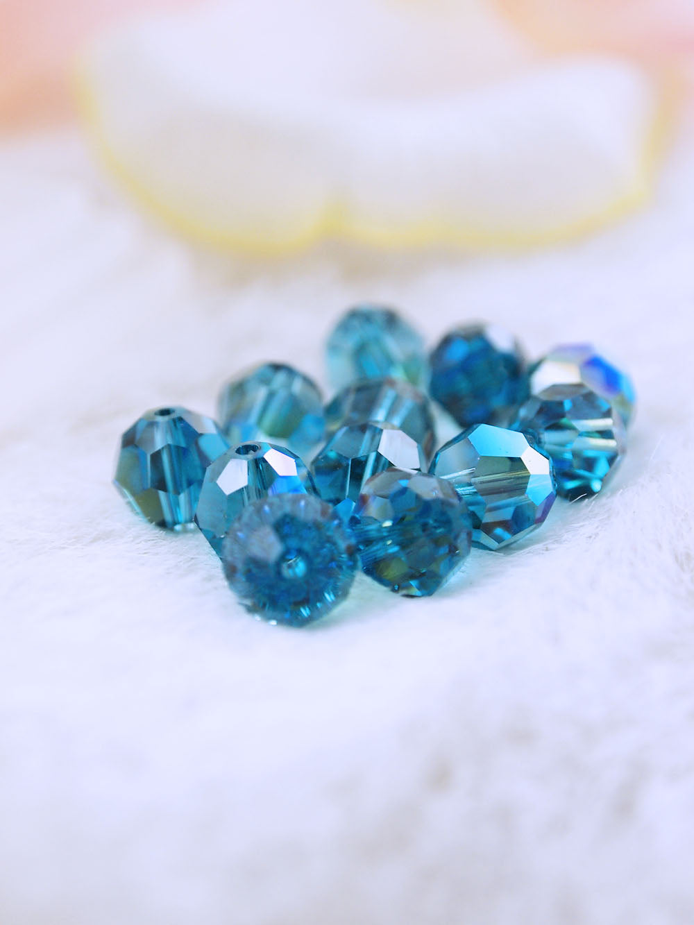 Swarovski Beads 5000 - 8mm - 12pc - Indicolite-AB