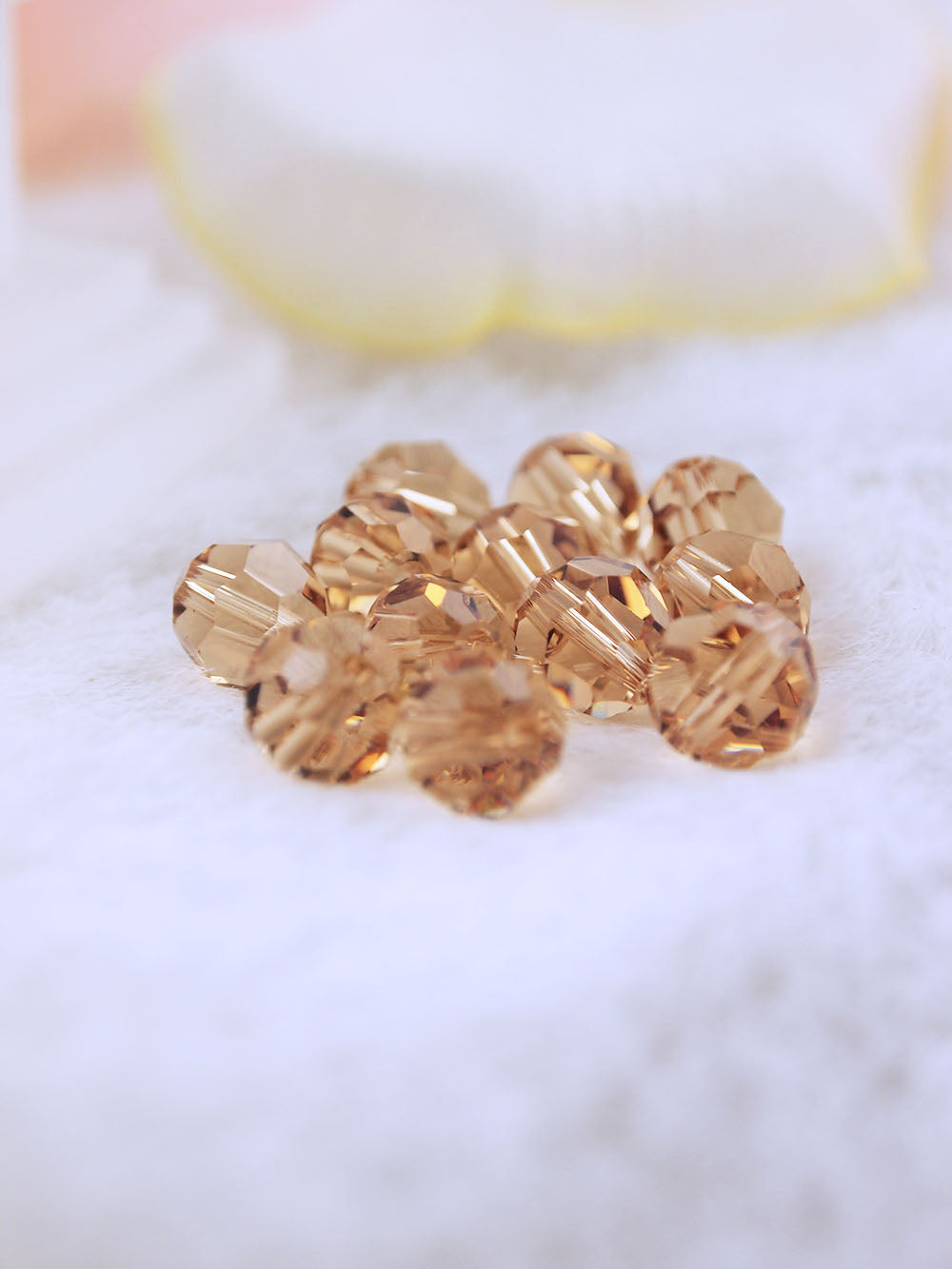 Swarovski Beads 5000 - 8mm - 12pc - Light-Colorado-Topaz