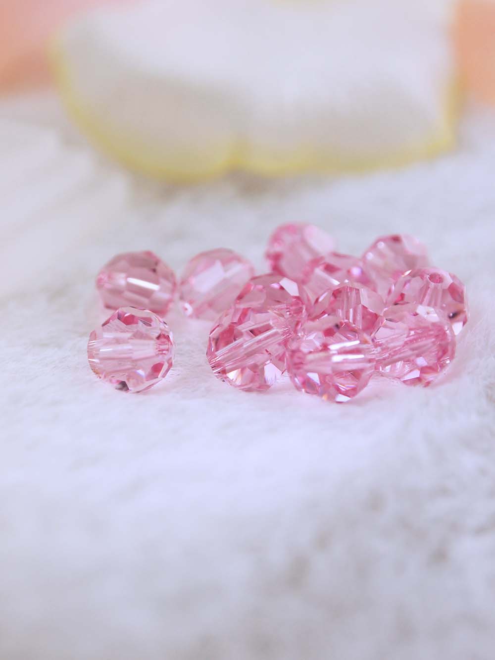 Swarovski Beads 5000 - 8mm - 12pc - Light-Rose