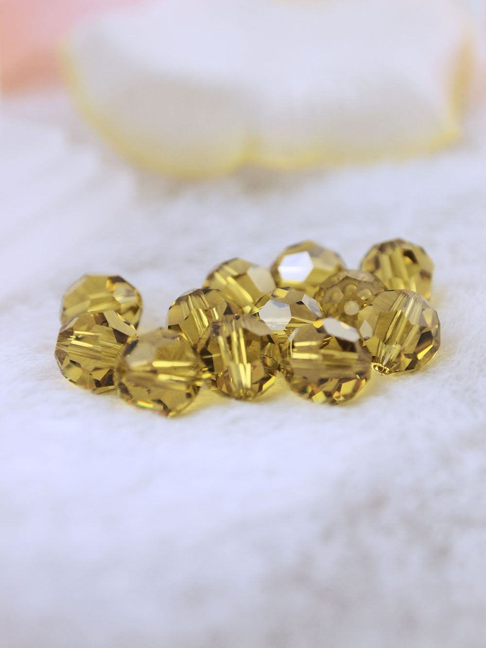 Swarovski Beads 5000 - 8mm - 12pc - Lime