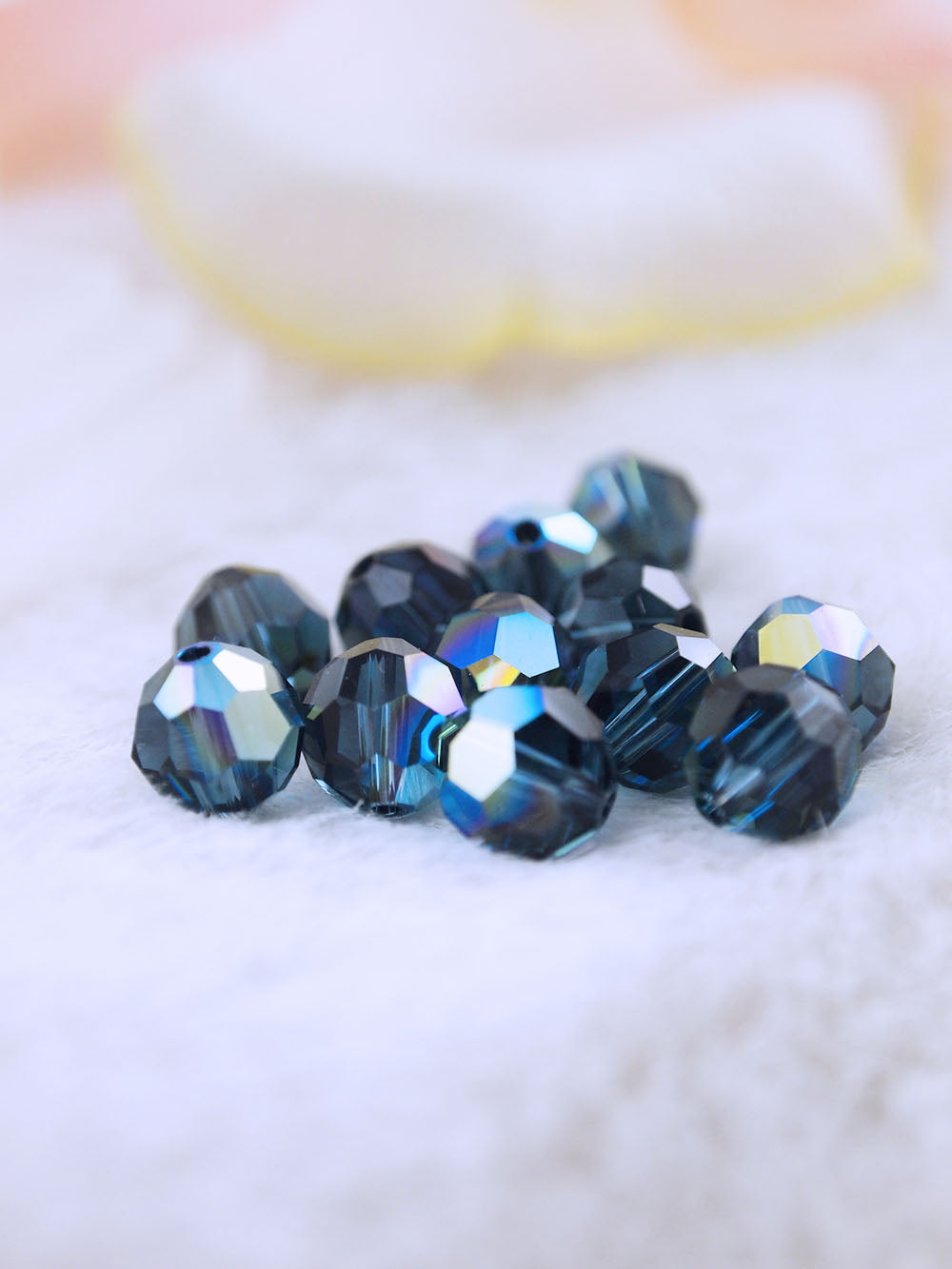 Swarovski Beads 5000 - 8mm - 12pc - Montana-AB