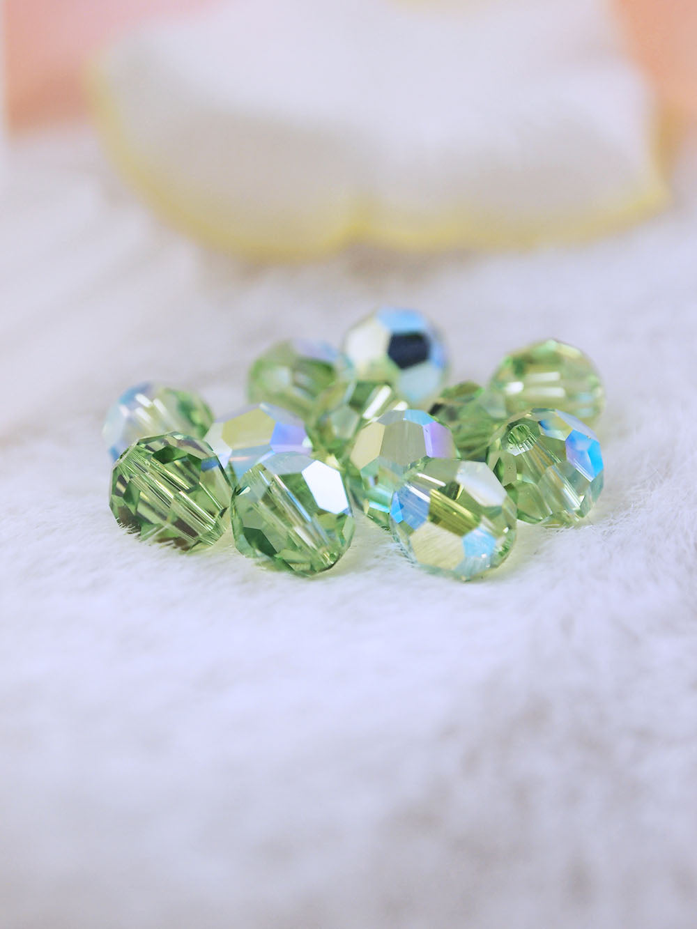Swarovski Beads 5000 - 8mm - 12pc - Peridot-AB