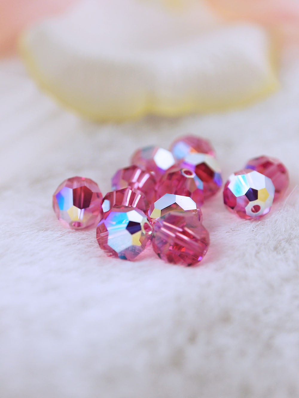 Swarovski Beads 5000 - 8mm - 12pc - Rose-AB