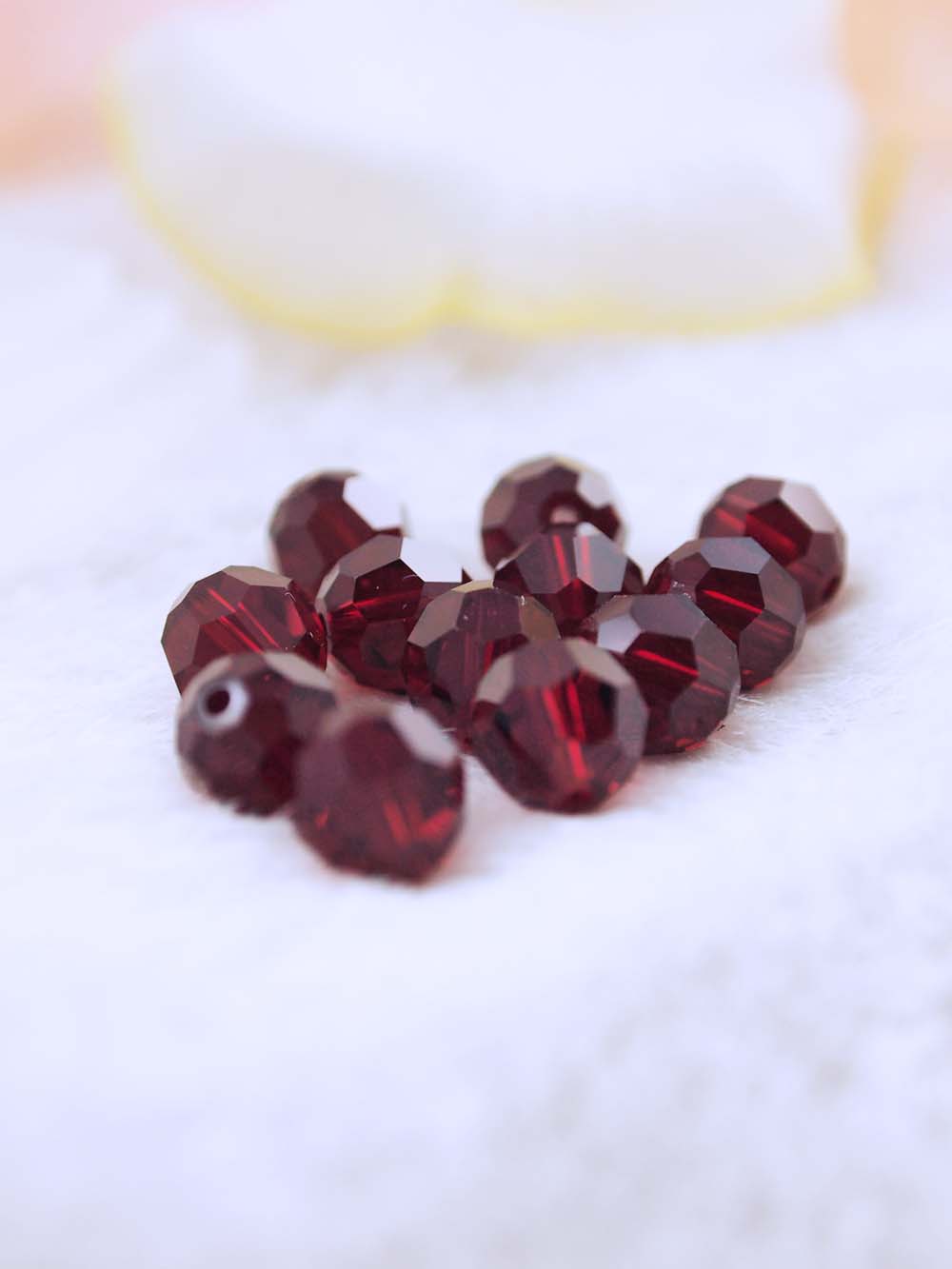 Swarovski Beads 5000 - 8mm - 12pc - Siam