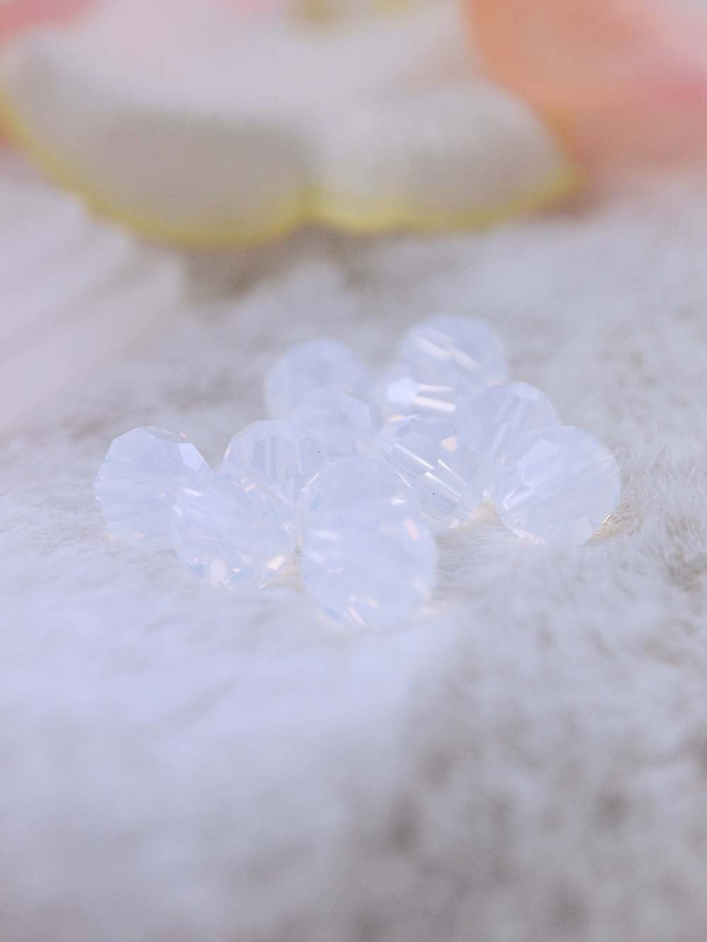 Swarovski Beads 5000 - 8mm - 12pc - White-Opal