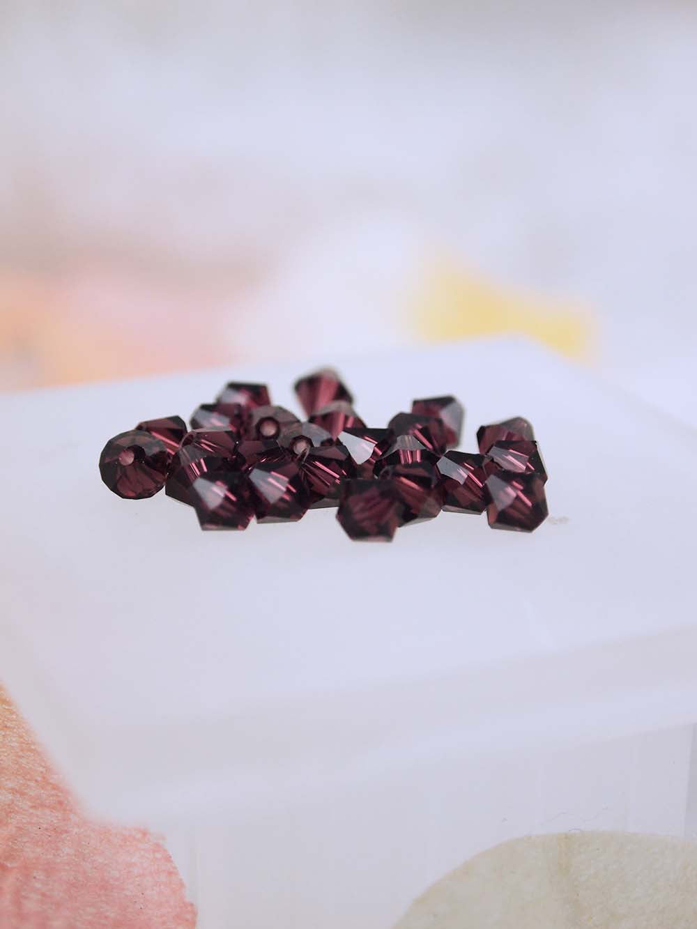 Swarovski Beads 5301 - 5mm - 24pc - Burgundy