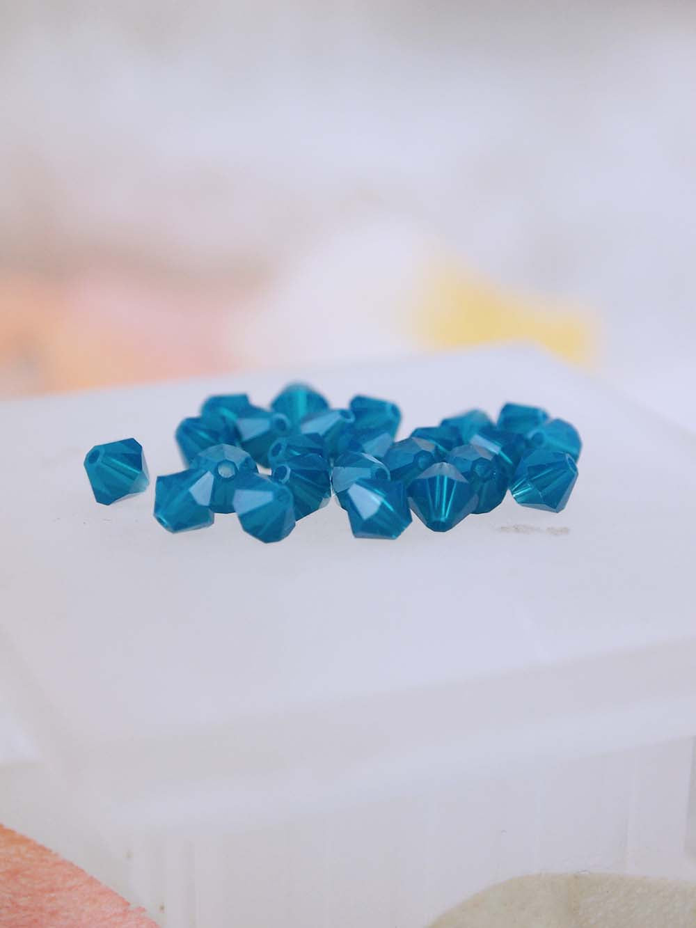 Swarovski Beads 5301 - 5mm - 24pc - Caribbean Blue Opal