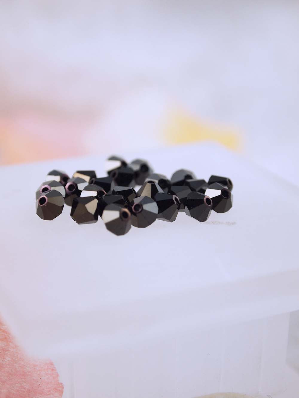 Swarovski Beads 5301 - 5mm - 24pc - Jet Nut 2X